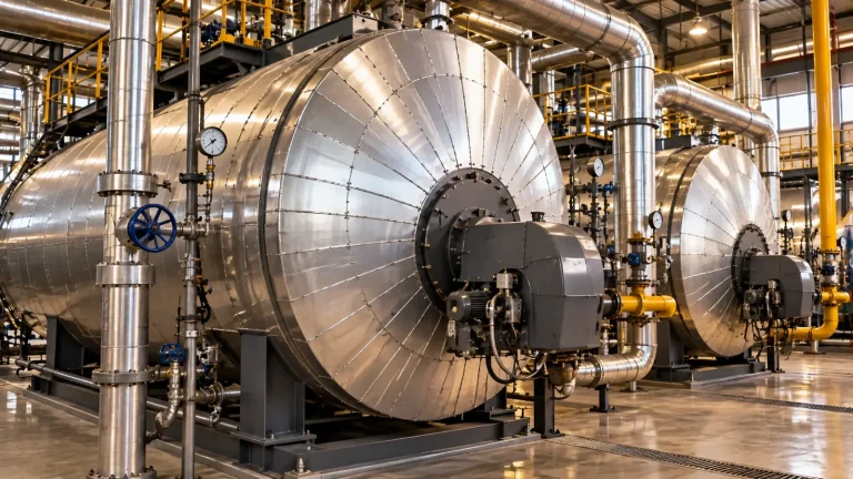 Generatori di vapore industriali utilizzati nel corso per conduttori di generatori di vapore