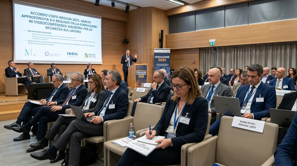 Accordo Stato-Regioni 2025: Analisi Approfondita sui Requisiti della Formazione in Videoconferenza Sincrona per la Sicurezza sul Lavoro